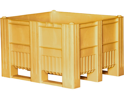 Пластиковый контейнер Big Box 1200х1000х740 мм сплошной на полозьях фото 5